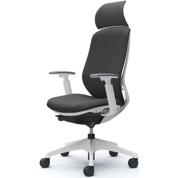 シルフィー固定肘 背クッションEXハイ ホワイトボディ ハンガー無 ランバー無 樹脂脚 オカムラ(岡村製作所)