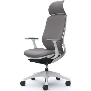 シルフィー固定肘 背クッションEXハイ ホワイトボディ ハンガー無 ランバー無 樹脂脚 オカムラ(岡村製作所)