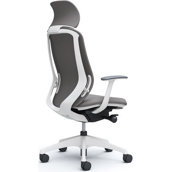 シルフィー固定肘 背クッションEXハイ ホワイトボディ ハンガー無 ランバー無 樹脂脚 オカムラ(岡村製作所)