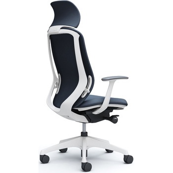 シルフィー固定肘 背クッションEXハイ ホワイトボディ ハンガー無 ランバー無 樹脂脚 オカムラ(岡村製作所)