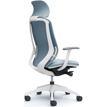 シルフィー固定肘 背クッションEXハイ ホワイトボディ ハンガー無 ランバー無 樹脂脚 オカムラ(岡村製作所)