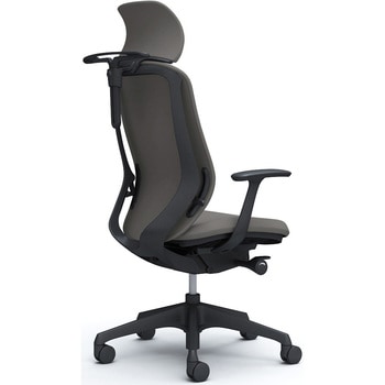 シルフィー固定肘 背クッションEXハイ ブラックボディ ハンガー有 ランバー無 樹脂脚 オカムラ(岡村製作所)