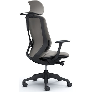 シルフィー固定肘 背クッションEXハイ ブラックボディ ハンガー有 ランバー無 樹脂脚 オカムラ(岡村製作所)