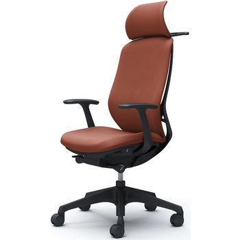 シルフィー固定肘 背クッションEXハイ ブラックボディ ハンガー有 ランバー無 樹脂脚 オカムラ(岡村製作所)