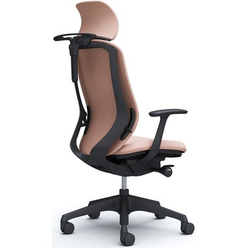 シルフィー固定肘 背クッションEXハイ ブラックボディ ハンガー有 ランバー無 樹脂脚 オカムラ(岡村製作所)