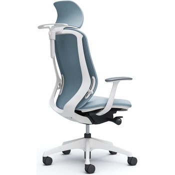 シルフィー固定肘 背クッションEXハイ ホワイトボディ ハンガー有 ランバー無 樹脂脚 オカムラ(岡村製作所)