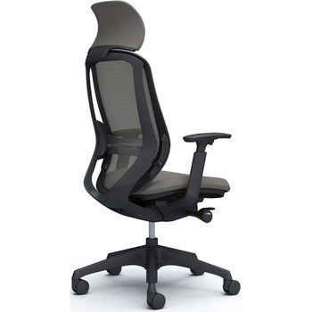 シルフィー 可動肘 背メッシュEXハイ ブラックボディ ハンガー無 ランバー有 樹脂脚 - オカムラ(岡村製作所)