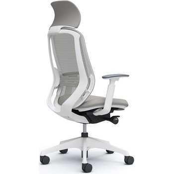 シルフィー可動肘 背メッシュEXハイ ホワイトボディ ハンガー無 ランバー有 樹脂脚 オカムラ(岡村製作所)