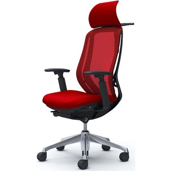 C68BBR FMP9 シルフィー可動肘 背メッシュEXハイ ブラックボディ ハンガー有 ランバー無 アルミ脚 オカムラ(岡村製作所) 47769595