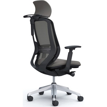 シルフィー 可動肘 背メッシュEXハイ ブラックボディ ハンガー有 ランバー有 アルミ脚 オカムラ(岡村製作所)