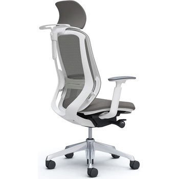 シルフィー 可動肘 背メッシュEXハイ ホワイトボディ ハンガー有 ランバー有 アルミ脚 オカムラ(岡村製作所)