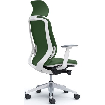 シルフィー可動肘 背クッションEXハイ ホワイトボディ ハンガー無 ランバー無 アルミ脚 オカムラ(岡村製作所)