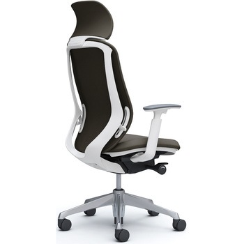 シルフィー可動肘 背クッションEXハイ ホワイトボディ ハンガー無 ランバー無 アルミ脚 オカムラ(岡村製作所)