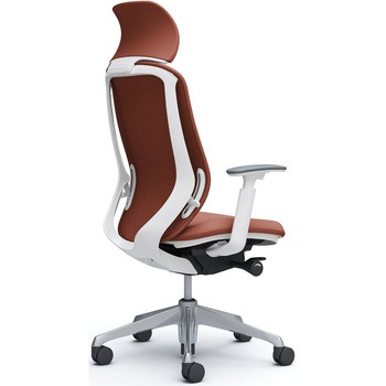 シルフィー可動肘 背クッションEXハイ ホワイトボディ ハンガー無 ランバー無 アルミ脚 オカムラ(岡村製作所)