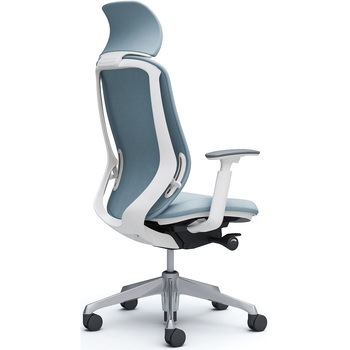 シルフィー可動肘 背クッションEXハイ ホワイトボディ ハンガー無 ランバー無 アルミ脚 オカムラ(岡村製作所)