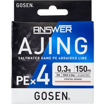 ANSWER AJING(アンサーアジング) PEx4 GLA4O15 GOSEN(ゴーセン)