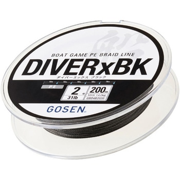 DIVER X BLACK(ダイバーエックスブラック) GBD4B20 GOSEN(ゴーセン)