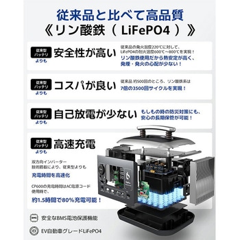 リン酸鉄 ポータブル電源 Cellpowa Bigblue Tech(ビッグブルーテック)