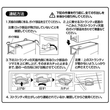 すきま収納 引出し&ラックセット サンカ