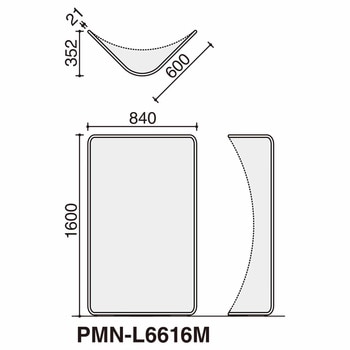 PMN-L6616M-6ALL2 ニットスクリーン マニットL型タイプ(配送・設置