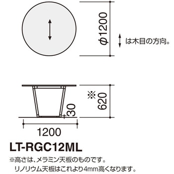 オフィスラウンジテーブル リージョンボックス脚円形(配送・設置サービス付き) コクヨ