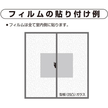 防犯フィルム 凸凹ガラス用 ハイロジック