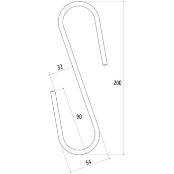 外れにくいクロームSフック ハイロジック