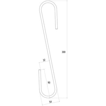 外れにくいクロームSフック ハイロジック