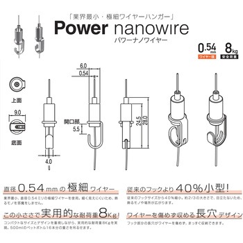 パワーナノワイヤー自在 福井金属工芸 ワイヤーハンガー 【通販