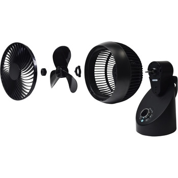18cm360°3D首振りフルリモコンDCサーキュレーター全分解型(お掃除簡単) TEKNOS