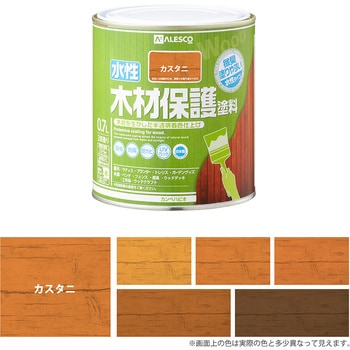 水性木材保護 水性木部保護塗料(木目を活かした半透明着色仕上げ) カンペハピオ