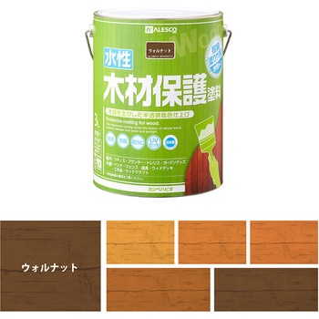 水性木材保護 水性木部保護塗料(木目を活かした半透明着色仕上げ) カンペハピオ