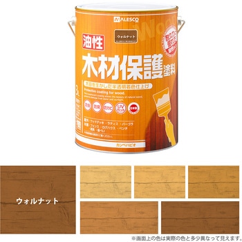 油性木材保護 油性木部保護塗料(木目を活かした半透明着色仕上げ) カンペハピオ