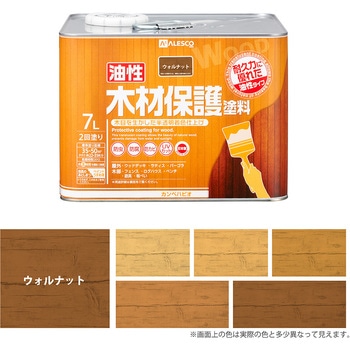油性木材保護 油性木部保護塗料(木目を活かした半透明着色仕上げ) カンペハピオ