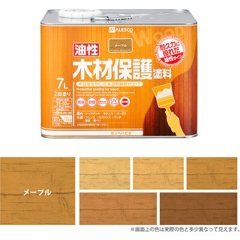 油性木材保護 油性木部保護塗料(木目を活かした半透明着色仕上げ) カンペハピオ