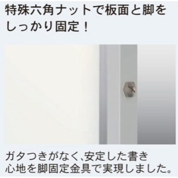 Pシリーズ片面ホーローホワイトボード(脚付) 馬印