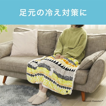 ムーミン USBブランケット 90x60cm コイズミ