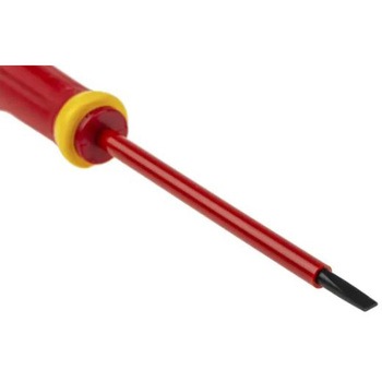 Facom スクリュードライバ， フラット， チップサイズ：0.8x4mm， VDE/1000V認証あり， AT4X100VE FACOM