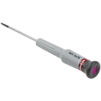 Facom スクリュードライバ， フラット， チップサイズ：3mm， AEF.3X75 FACOM