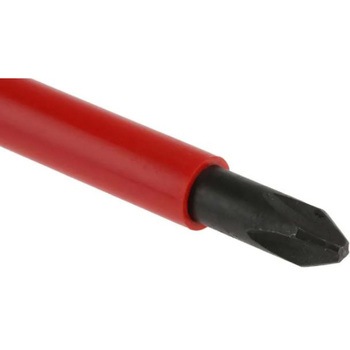 Facom スクリュードライバ， Phillips， チップサイズ：PH2， VDE/1000V認証あり， ATP2X125VE FACOM