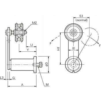 MIKI PULLEY 　ロスタテンショナー 　三木プーリー　SE-45