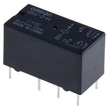 ミニリレー (汎用・ローコスト・2極信号用リレー) G5V-2 omron(オムロン)