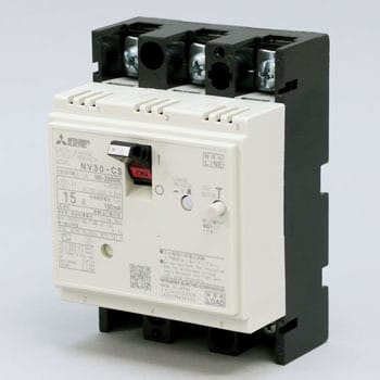 NV30-CS 3P 15A 100-230V 100MA WW 漏電遮断器 高調波・サージ対応形 NV-Cシリーズ (経済品) 1台 三菱電機  【通販モノタロウ】