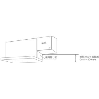 FP0797SV レンジフード部材 横目隠し板 1枚 ノーリツ 【通販モノタロウ】