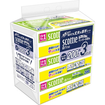 スコッティ ファイン ペーパーふきん サッとサッと 日本製紙クレシア
