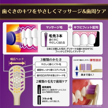 ザ・プレミアムケア歯ぐきマッサージプラス エビス(歯ブラシ)