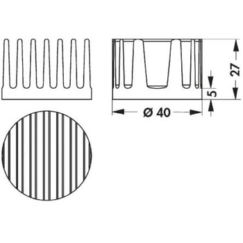 ICK LED R 40 X 27 FISCHER