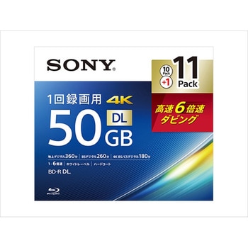 11BNR2VMPS6 ソニービデオ用ブルーレイディスク 1個(11枚) SONY 【通販モノタロウ】