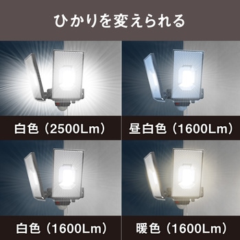 12.5W×2灯スライド型LEDセンサーライト ムサシ
