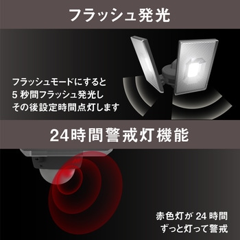 12.5W×2灯スライド型LEDセンサーライト ムサシ